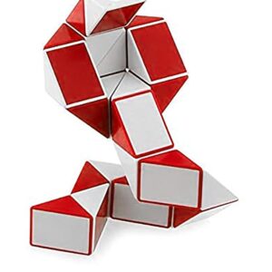 Rubik’s-Snake Kırmızı Beyaz Yılan Yapımı
