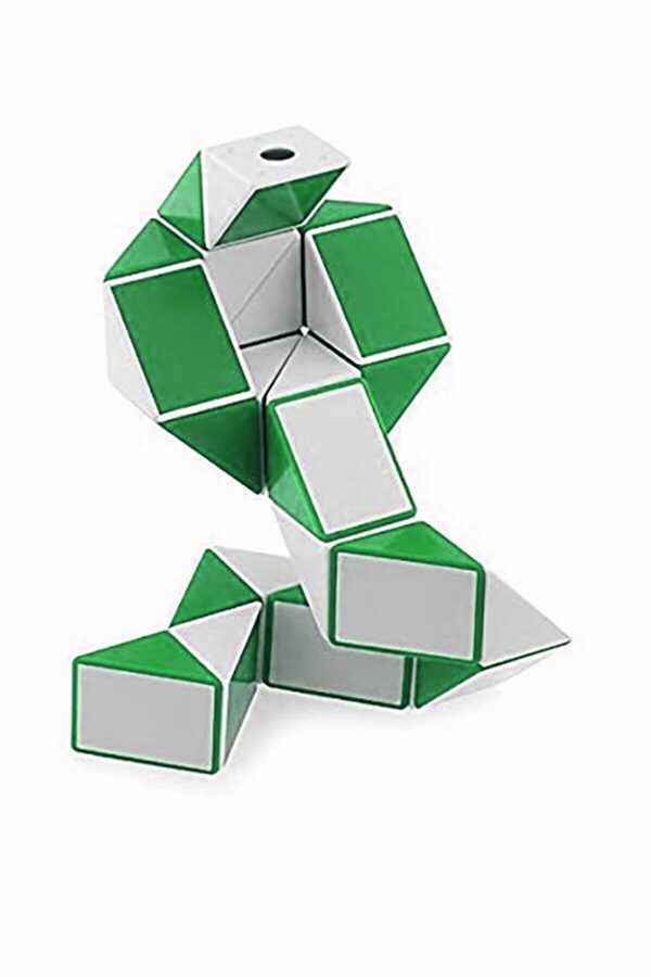 Rubik’s-Snake Yeşil-Beyaz Yılan Yapımı